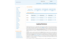 Desktop Screenshot of laptopreviewsonline.com